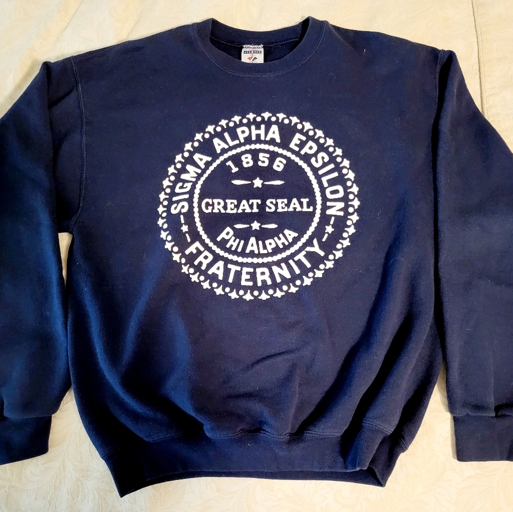 Sigma Alpha Epsildon fraternity sweatshirt